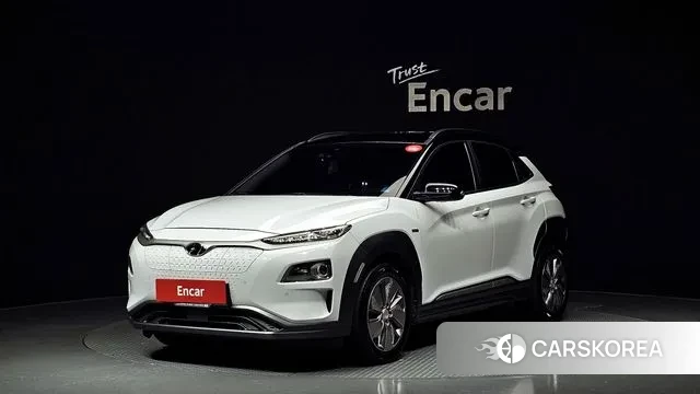 Hyundai Kona Electric 2019 Белый из Кореи
