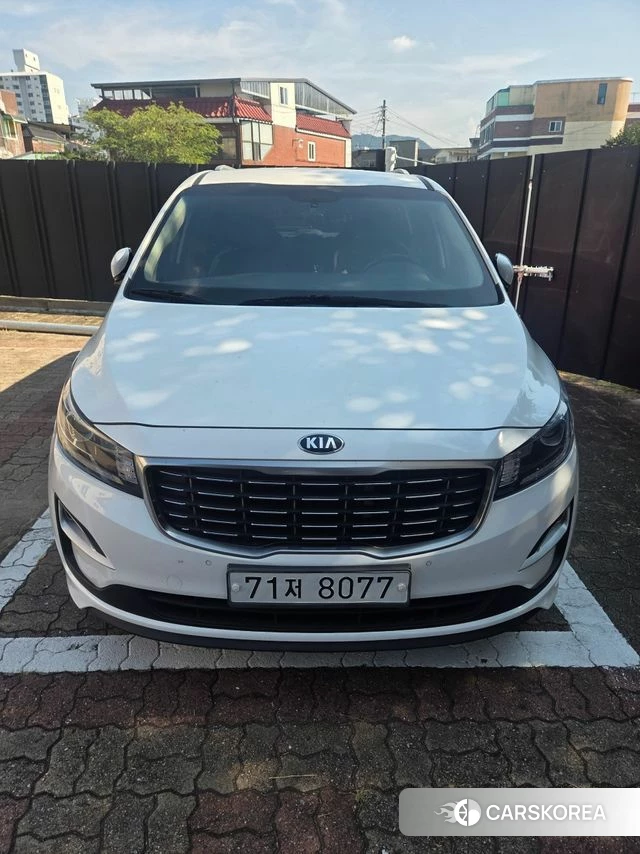 Kia The New Carnival 2019 Белый из Кореи