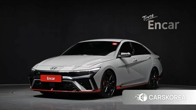 Hyundai The New Avante (CN7) 2024 Серебристо-серый из Кореи