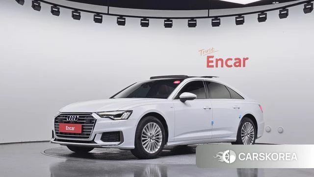 Audi A6 (C8) 2020 Белый из Кореи