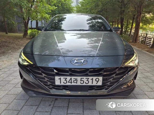 Hyundai Avante (CN7) 2022 Серый из Кореи