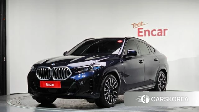 BMW X6 (G06) 2024 Синий из Кореи
