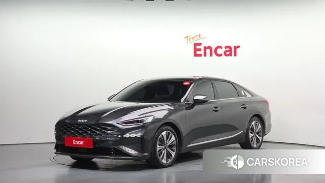 Kia K8 Hybrid 2021 Серый из Кореи