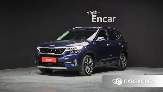 Kia Seltos 2021 Синий из Кореи