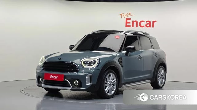 Mini Cooper Countryman 2021 Зеленый из Кореи
