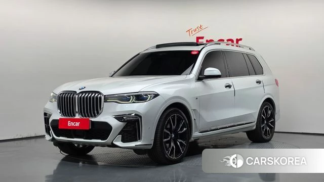 BMW X7 (G07) 2021 Белый из Кореи
