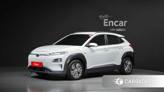Hyundai Kona Electric 2019 Белый из Кореи