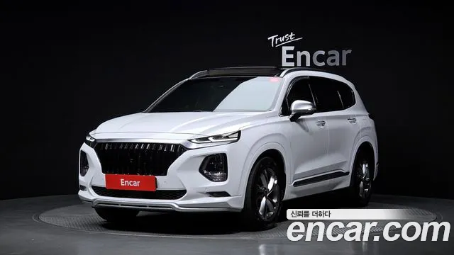 Hyundai Santa Fe TM 2019 Белый из Кореи