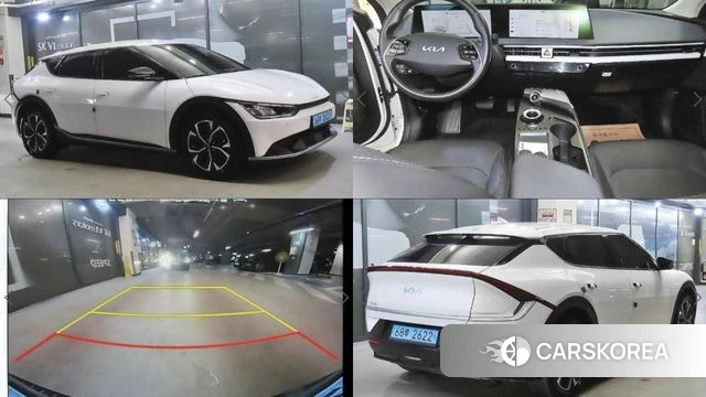 Kia EV6 2023 Белый из Кореи