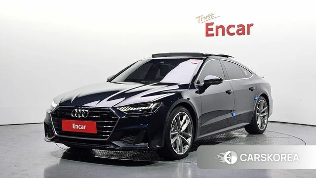 Audi A7 (4K) 2020 Синий из Кореи