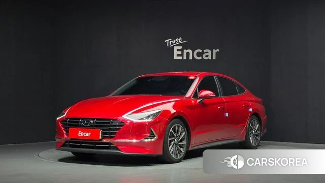 Hyundai Sonata (DN8) 2019 Красный из Кореи