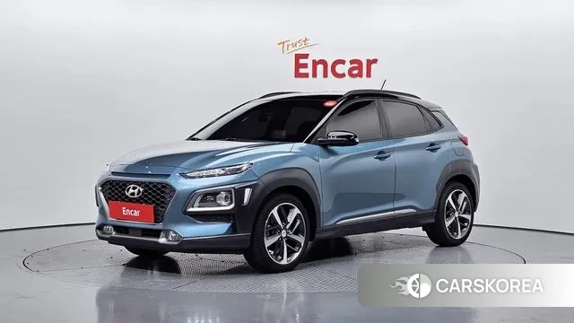 Hyundai Kona 2018 Синий нефрит из Кореи
