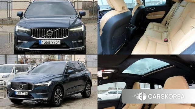 Volvo XC60 second Generation 2021 Синий из Кореи