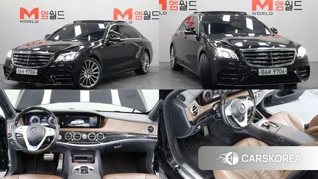 Mercedes-Benz S-Class W222 2018 Черный из Кореи