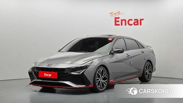 Hyundai Avante (CN7) 2023 Серебристо-серый из Кореи