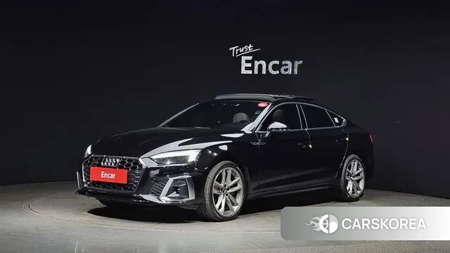 Audi A5 (F5) 2021 Черный из Кореи