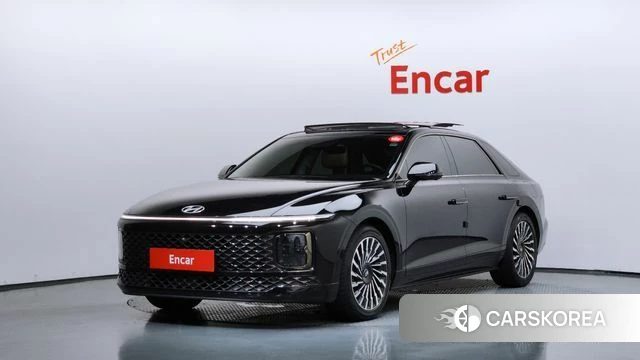 Hyundai Grandeur Hybrid (GN7) 2023 Черный из Кореи