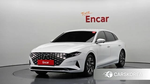 Hyundai The New Grandeur IG Hybrid 2021 Белый из Кореи