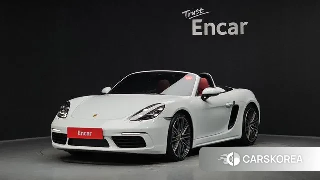 Porsche 718 Boxster 2019 Белый из Кореи