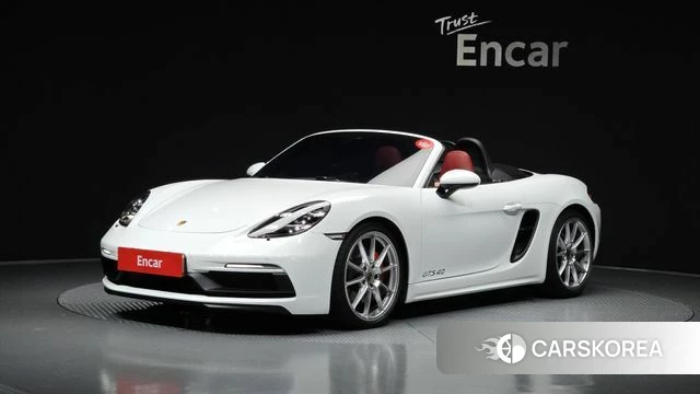 Porsche 718 Boxster 2021 Белый из Кореи