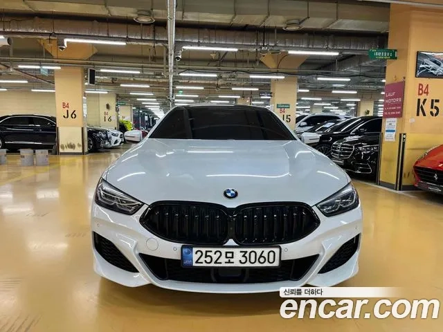 BMW 8 Series (G15) 2020 Белый из Кореи
