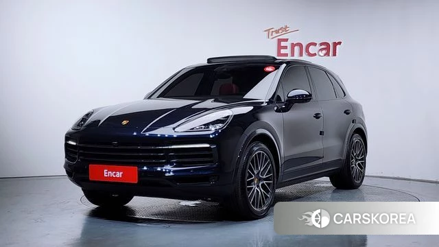 Porsche Cayenne (PO536) 2021 Черный из Кореи