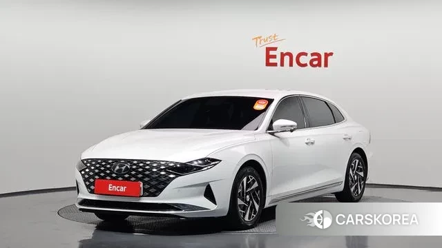 Hyundai The New Grandeur IG Hybrid 2021 Белый из Кореи