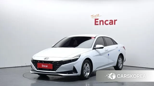 Hyundai Avante (CN7) 2021 Белый из Кореи