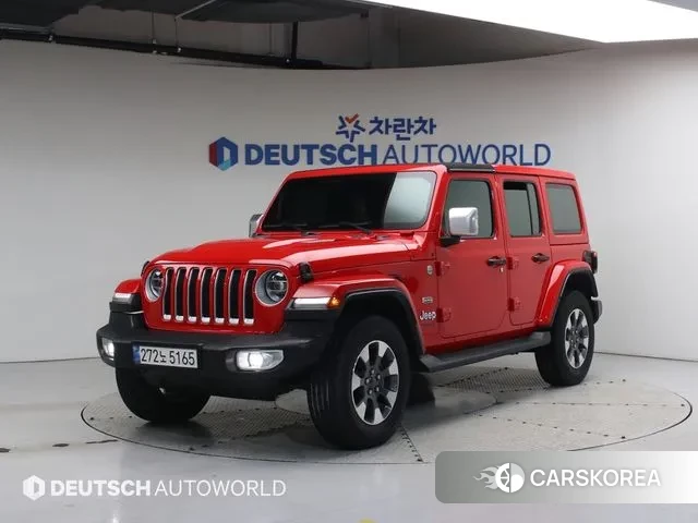 Jeep Wrangler (JL) 2022 Красный из Кореи