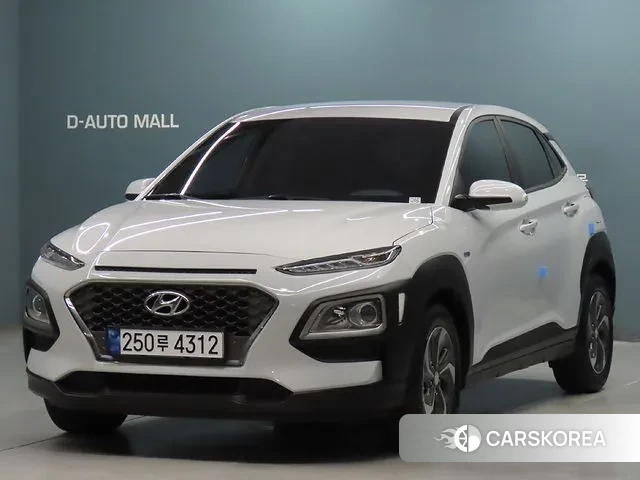 Hyundai Kona Hybrid 2019 Белый из Кореи
