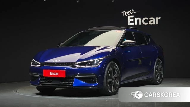 Kia EV6 2022 Синий из Кореи