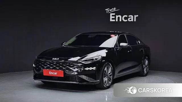 Kia K8 Hybrid 2021 Черный из Кореи