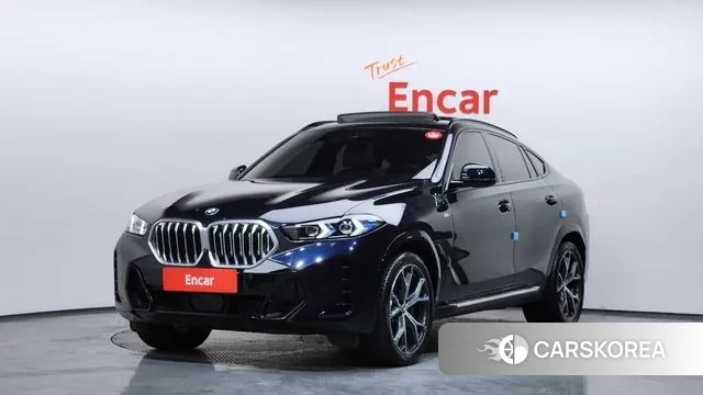 BMW X6 (G06) 2024 Черный из Кореи