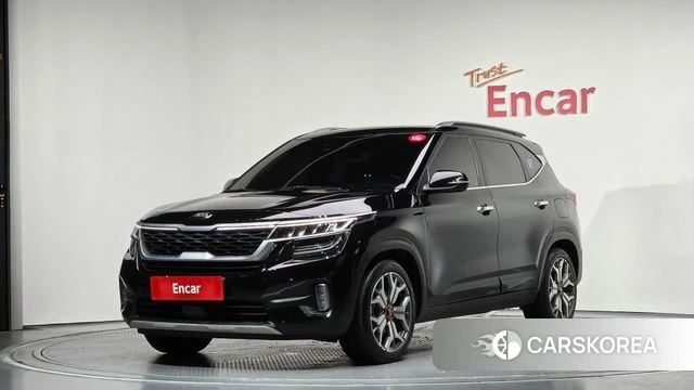 Kia Seltos 2019 Черный из Кореи