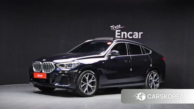 BMW X6 (G06) 2023 Черный из Кореи