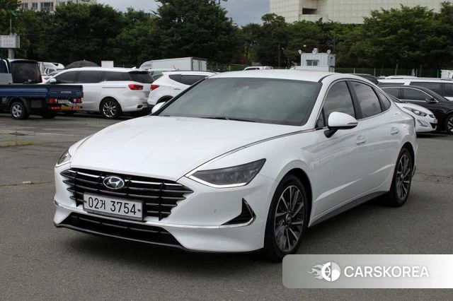 Hyundai Sonata (DN8) 2019 Белый из Кореи
