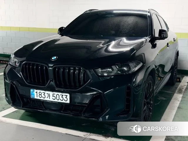 BMW X6 (G06) 2025 Черный из Кореи
