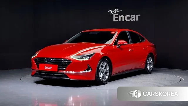 Hyundai Sonata (DN8) 2019 Красный из Кореи