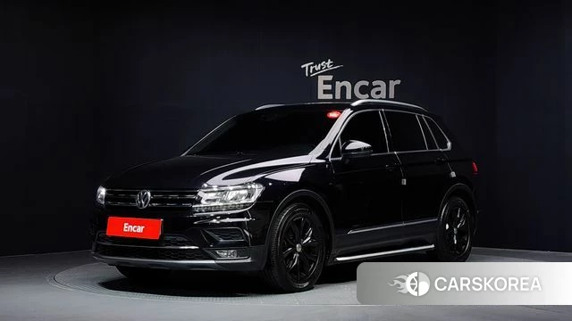 Volkswagen Tiguan second Generation 2020 Черный из Кореи