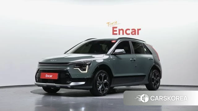 Kia Di Ol Nu Niro 2022 Небесно-голубой из Кореи