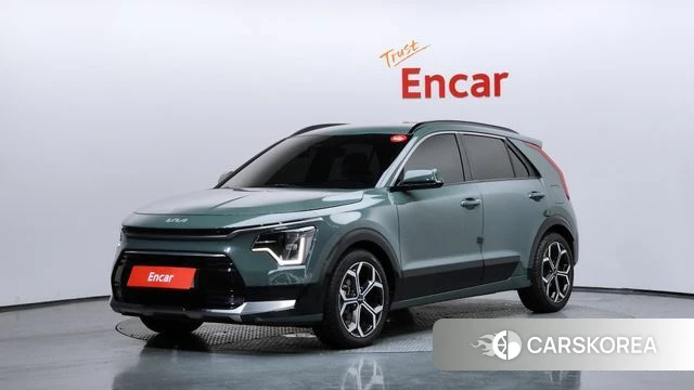 Kia Di Ol Nu Niro 2022 Зеленый из Кореи
