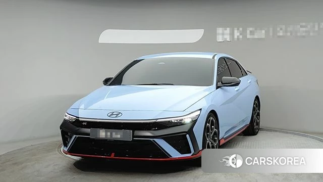Hyundai The New Avante (CN7) 2025 Небесно-голубой из Кореи