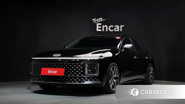 Hyundai Grandeur Hybrid (GN7) 2023 Черный из Кореи