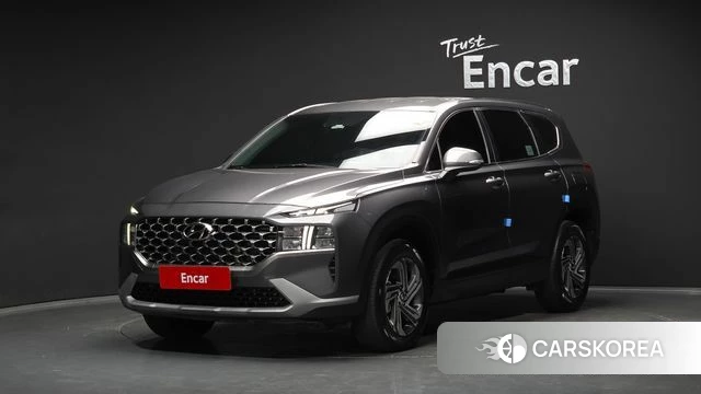 Hyundai The New Santa Fe 2022 Серый из Кореи