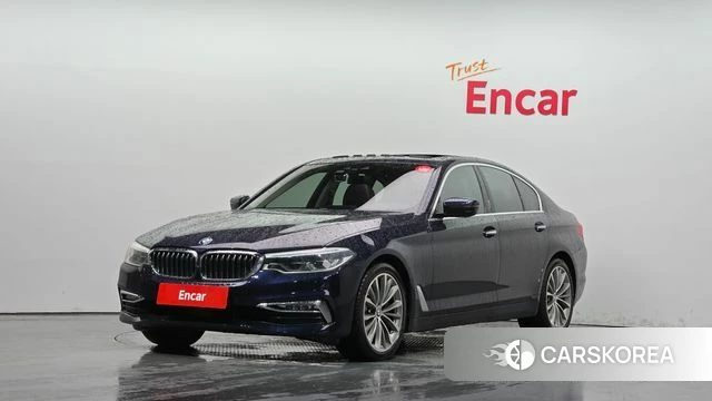 BMW 5 Series (G30) 2018 Синий из Кореи