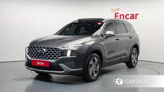 Hyundai The New Santa Fe 2021 Серый из Кореи