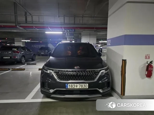 Kia Carnival 4th generation 2021 Серый из Кореи