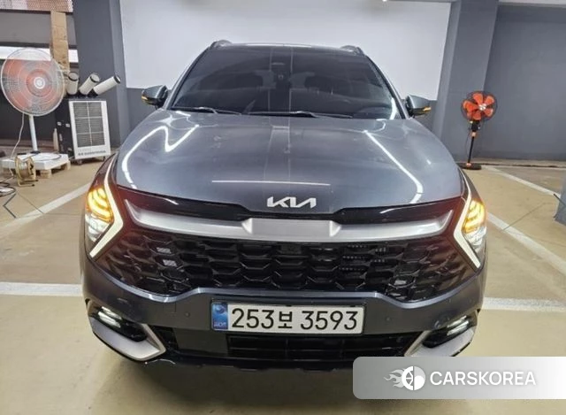 Kia Sportage 5th Generation Hybrid 2024 Серый из Кореи