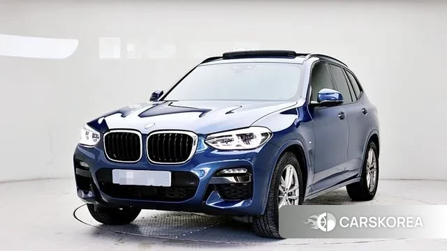BMW X3 (G01) 2021 Синий из Кореи