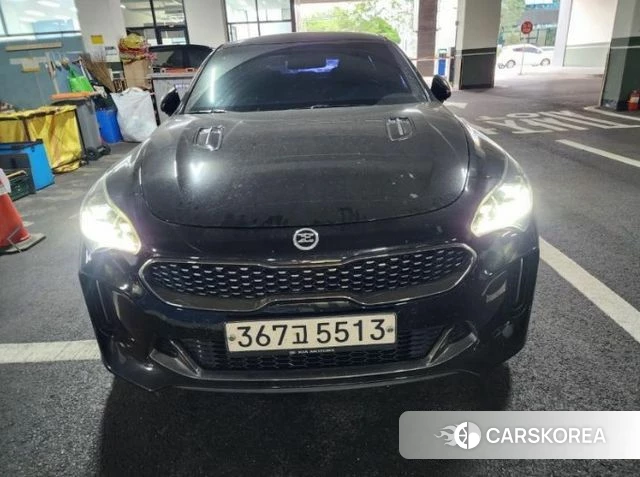 Kia Stinger 2018 Черный из Кореи